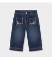 PANTALON VAQUERO BOLSILLOS BORDADO BEBE MARCA MAYORAL