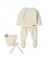 CONJUNTO TRES PIEZAS BEBE PUNTO MARCA MAC ILUSION