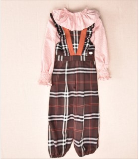 CONJUNTO NIÑA CUADROS DOS PIEZAS MARCA JOSE VARON
