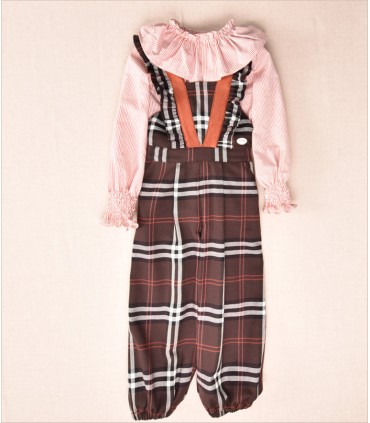 CONJUNTO NIÑA CUADROS DOS PIEZAS MARCA JOSE VARON