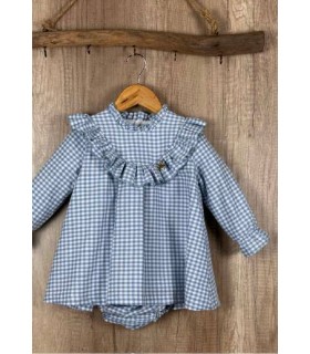 JESUSITO VICHY TNO AZUL MARCA MON PETIT BONBON