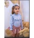 CAMISA NIÑA VICHY CUADRITOS MARCA MON PETIT BOMBON