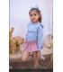 CAMISA NIÑA VICHY CUADRITOS MARCA MON PETIT BOMBON