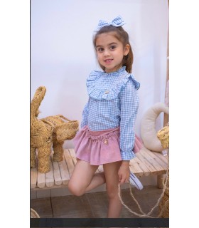 FALDA TIPO BRAGA PANA MARCA MON PETIT BOMBON