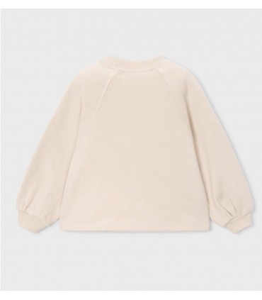 SUDADERA NIÑA APLIQUE FLOR MARCA MAYORAL