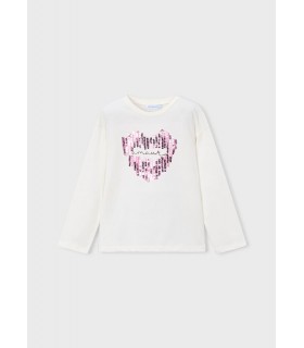CAMISETA NIÑA SERIGRAFIA MARCA MAYORAL