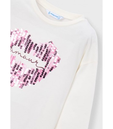 CAMISETA NIÑA SERIGRAFIA MARCA MAYORAL
