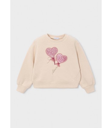 SUDADERA APLIQUES NIÑA MARCA MAYORAL