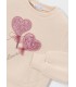SUDADERA APLIQUES NIÑA MARCA MAYORAL