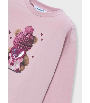 CAMISETA OSO NIÑA MARCA MAYORAL