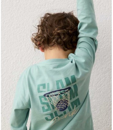 CAMISETA SERIGRAFIA ESPALDA NIÑO MARCA MAYORAL