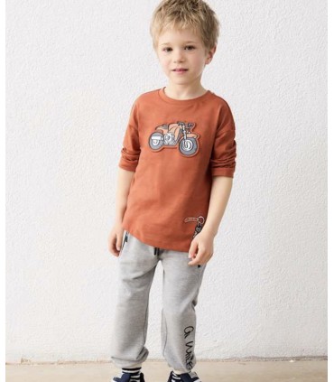 CAMISETA VEHÍCULO RELIEVE NIÑO MARCA MAYORAL