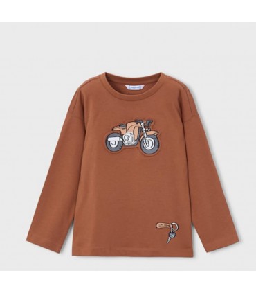 CAMISETA VEHÍCULO RELIEVE NIÑO MARCA MAYORAL