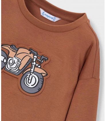 CAMISETA VEHÍCULO RELIEVE NIÑO MARCA MAYORAL