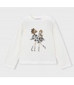 CAMISETA NIÑA MANGA LARGA MAYORAL