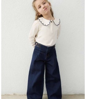 PANTALON VAQUERO WIDE LEG NIÑA MARCA MAYORAL