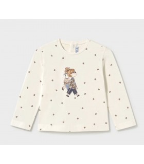CAMISETA BEBÉ NIÑA ESTAMPADA MARCA MAYORAL