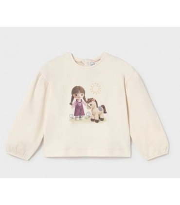 CAMISETA MUÑECA BEBE MARCA MAYORAL
