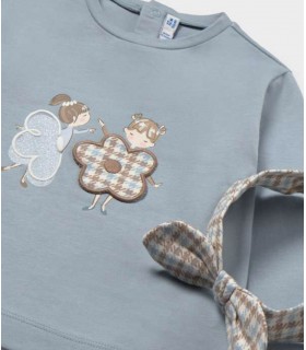 CAMISETA CON DIADEMA BEBE MARCA MAYORAL