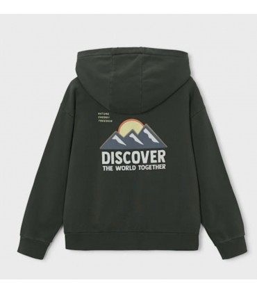SUDADERA CON CAPUCHA PRINT BOSTON KIDS