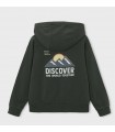 SUDADERA CON CAPUCHA PRINT BOSTON KIDS