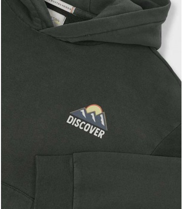 SUDADERA CON CAPUCHA PRINT BOSTON KIDS