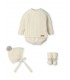 CONJUNTO BEBE CUARTO PIEZAS MARCA MAC ILUSION