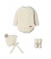 CONJUNTO BEBE CUARTO PIEZAS MARCA MAC ILUSION