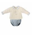 CONJUNTO BEBE ALGODON DOS PIEZAS BABIDU