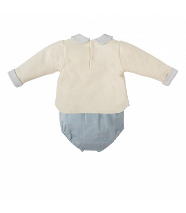 CONJUNTO BEBE ALGODON DOS PIEZAS BABIDU