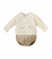 CONJUNTO BEBE RANITA MARCA BABIDU