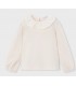 BLUSA CON CUELLO VOLANTES NIÑA MARCA MAYORAL
