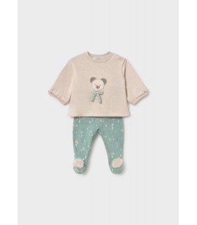 CONJUNTO POLAINA Y SUDADERA RECIÉN NACIDA MARCA MAYORAL