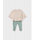 CONJUNTO POLAINA Y SUDADERA RECIÉN NACIDA MARCA MAYORAL