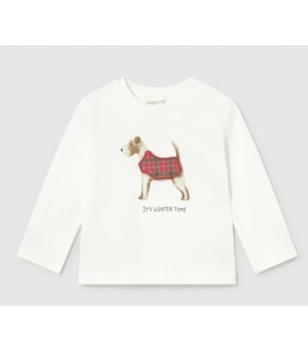 CAMISETA PERRITO BEBE MARCA MAYORAL