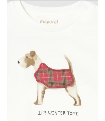 CAMISETA PERRITO BEBE MARCA MAYORAL