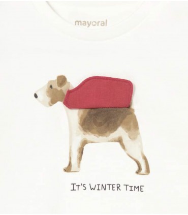 CAMISETA PERRITO BEBE MARCA MAYORAL