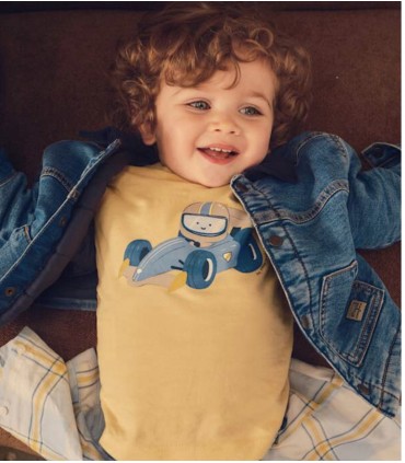 CAMISETA COCHE BEBE MARCA MAYORAL