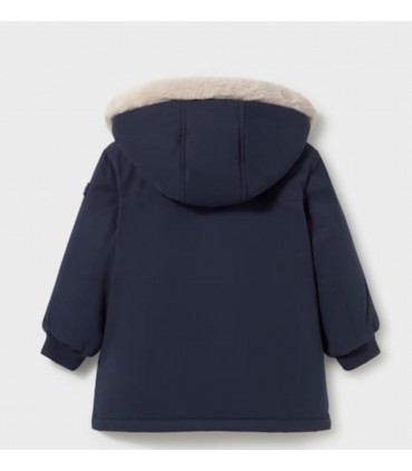 CHAQUETON BEBE CON CAPUCHA DESMONTABLE MARCA MAYORAL