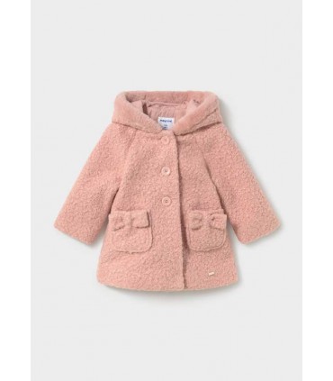 ABRIGO RIZO CON CAPUCHA BEBE MARCA MAYORAL