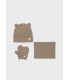 CONJUNTO 3 PIEZAS BUFANDA CERRADA BEBE MARCA MAYORAL