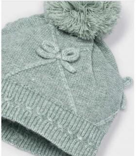 CONJUNTO GORRO Y BUFANDA  CUELLO LAZOS NIÑA MARCA MAYORAL