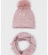 CONJUNTO GORRO Y BUFANDA CUELLO LAZOS NIÑA MARCA MAYORAL