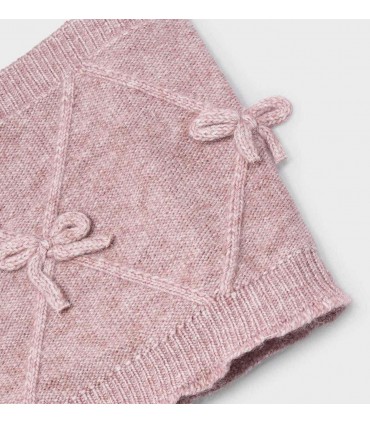 CONJUNTO GORRO Y BUFANDA CUELLO LAZOS NIÑA MARCA MAYORAL