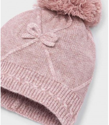 CONJUNTO GORRO Y BUFANDA CUELLO LAZOS NIÑA MARCA MAYORAL