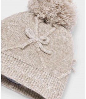 CONJUNTO GORRO Y BUFANDA CUELLO LAZOS NIÑA MARCA MAYORAL