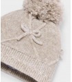 CONJUNTO GORRO Y BUFANDA CUELLO LAZOS NIÑA MARCA MAYORAL