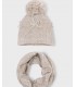 CONJUNTO GORRO Y BUFANDA CUELLO LAZOS NIÑA MARCA MAYORAL