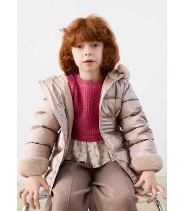 CHAQUETON METALIZADO PELO NIÑA MARCA MAYORAL