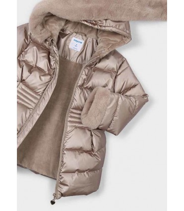 CHAQUETON METALIZADO PELO NIÑA MARCA MAYORAL